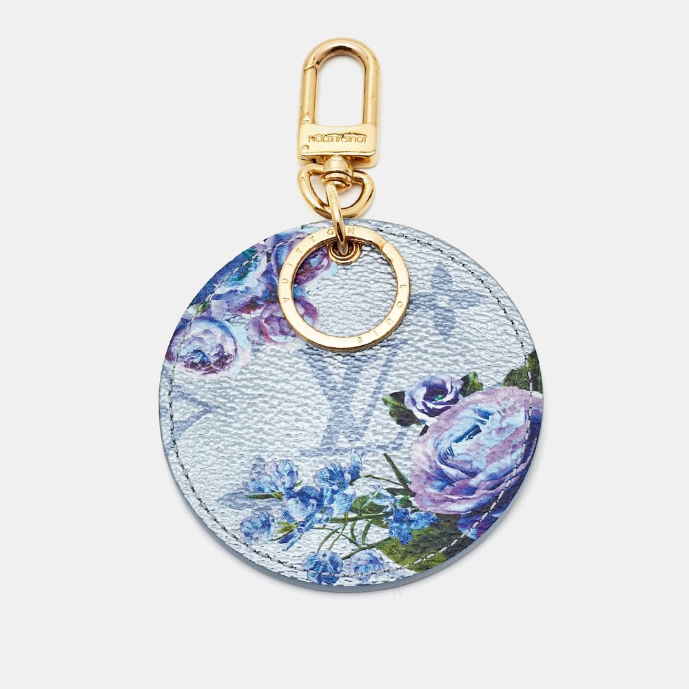 Louis Vuitton Metallic Monogram LV Garden Illustre Bag Charm/Key Ring