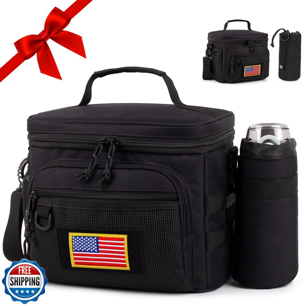 Insulated Tactical Lunch Bag for Men Women - BerryRizz Reusable Lunch Box