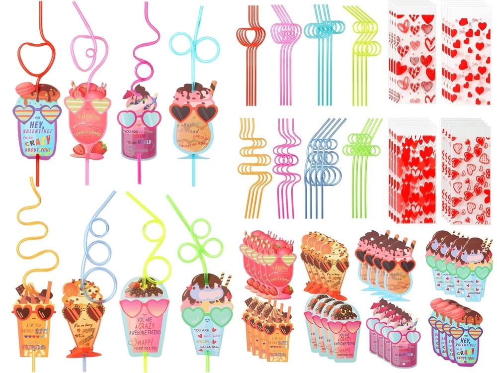 Valentines Day Cards for Kids School Pack of 32 with Envelopes