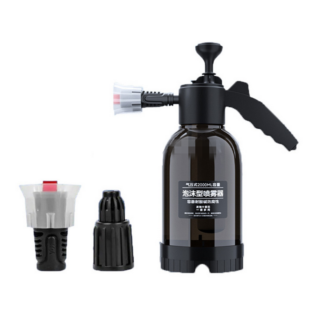 Car Cleaning Wash Foam Sprayer Hand Spray Type Pressure Washer Nozzles Bottle 2L