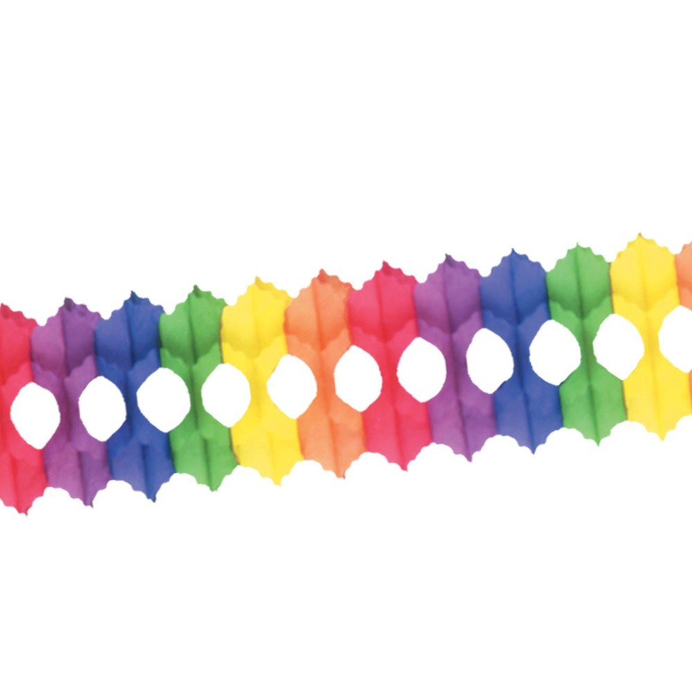 Rainbow Arcade Garland – Colorful Party Decor for Any Celebration  