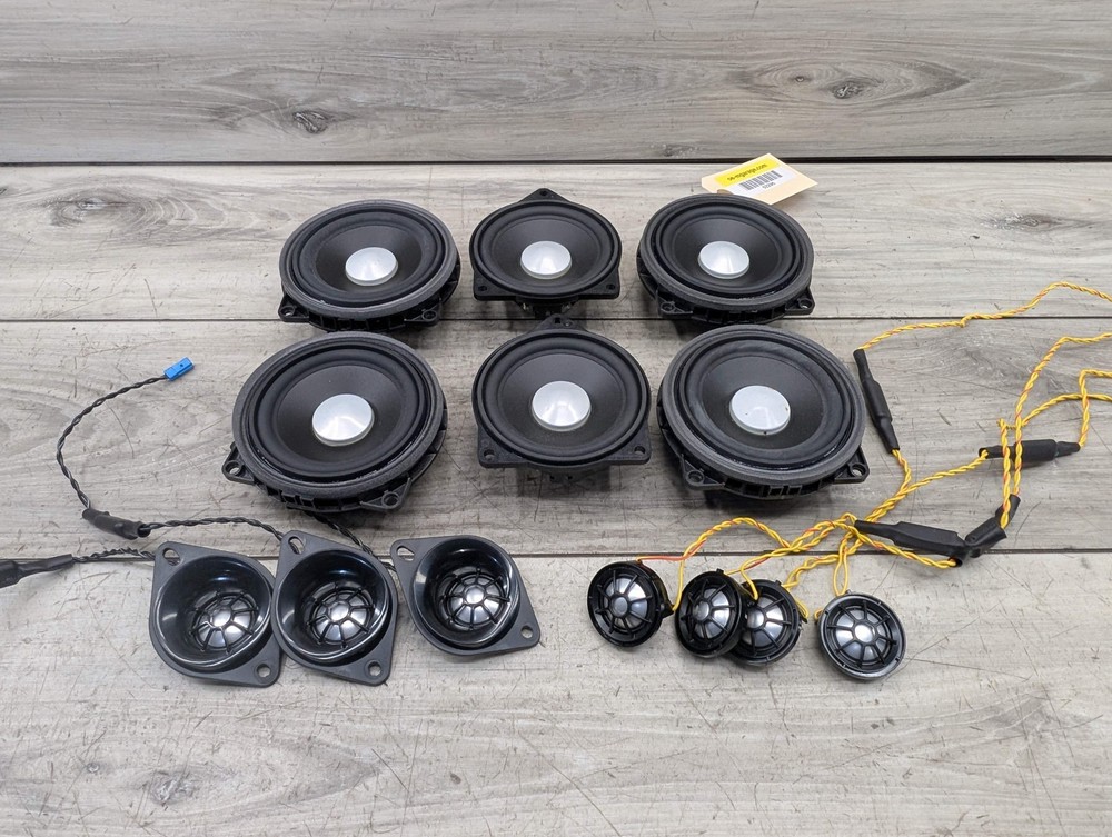 *OEM BMW F30 F32 F82 M4 G12 Sound System Speaker Subwoofer HARMAN KARDON SET