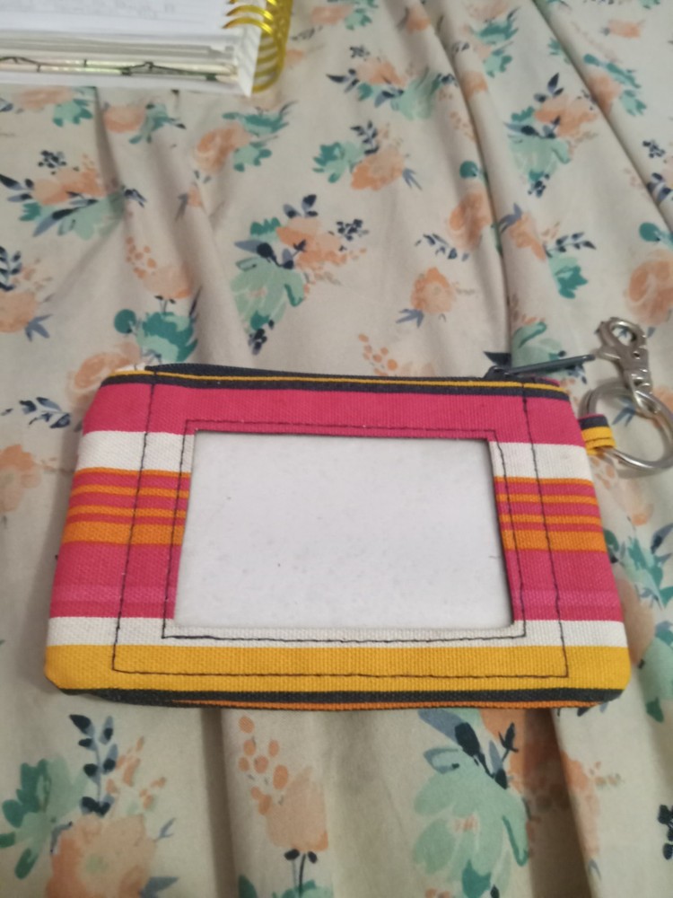 Slim Card ID Holder Keychain Pouch for Keys