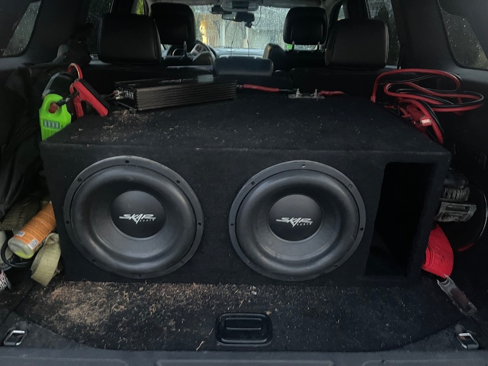 Skar Audio SVR-2X12D4 Dual 12-Inch 3200W Ported Car Subwoofer Box
