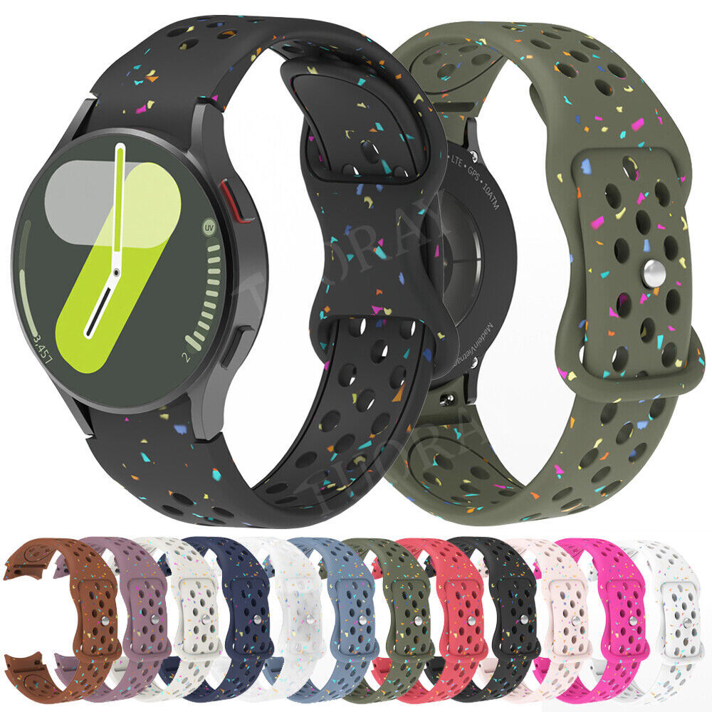 Sport Silicone Watch Band Strap For Samsung Galaxy Watch 4 5 6 7 40mm 44mm 45mm