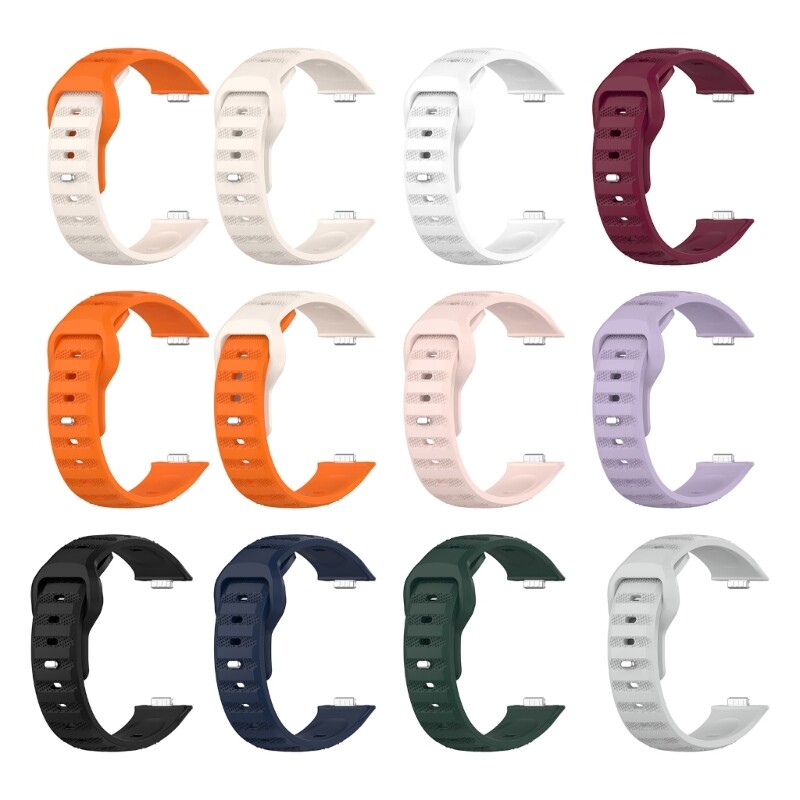 Silicone Strap Watchband Replacement Watch Bracelet Wristband for Watch Fit 3