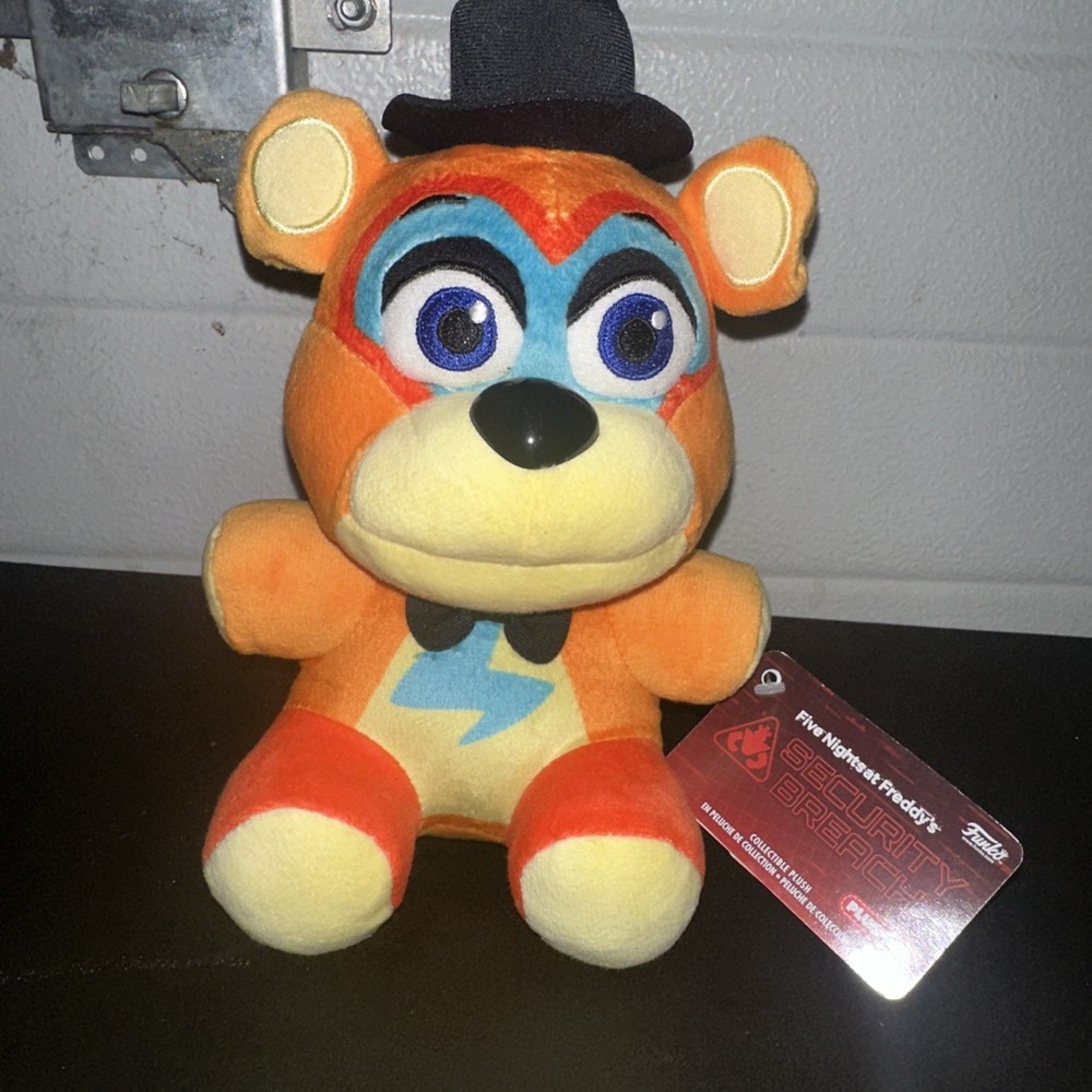 Five Nights At Freddy's Glamrock Freddy Plush Funko Security Breach FNAF NWT