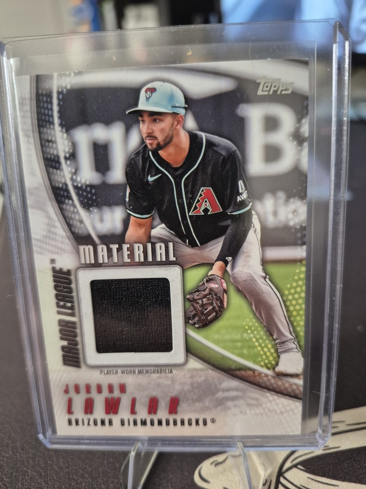 2025 Topps Series 1 Jordan Lawlar MLB Relic #MLM-JLA Arizona Diamondbacks