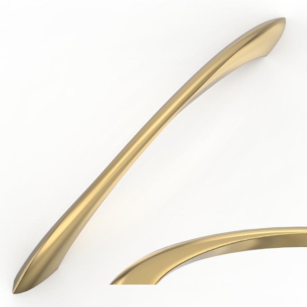10 Pack Champagne Bronze Cabinet Pulls 6.3 Inch(160mm) Hole Center Cabinet Ha...