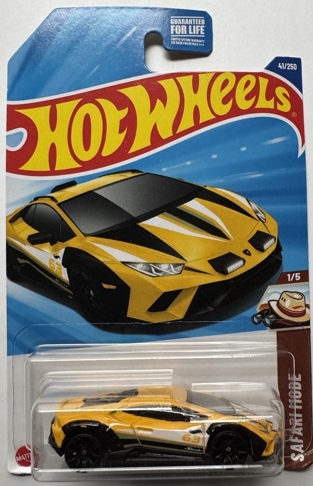 2025 Hot Wheels SAFARI MODE 1/5 Lamborghini Huracan Sterrato 41/250
