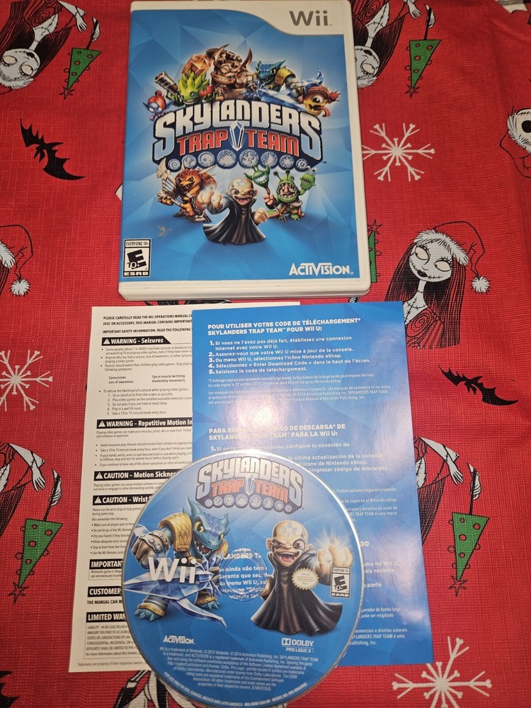 Skylanders: Trap Team (Nintendo Wii, 2014) Complete Tested