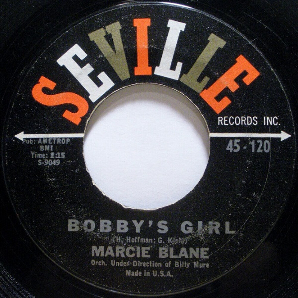 Marcie Blane - Bobby's Girl - Seville Records - 45-120 - 7
