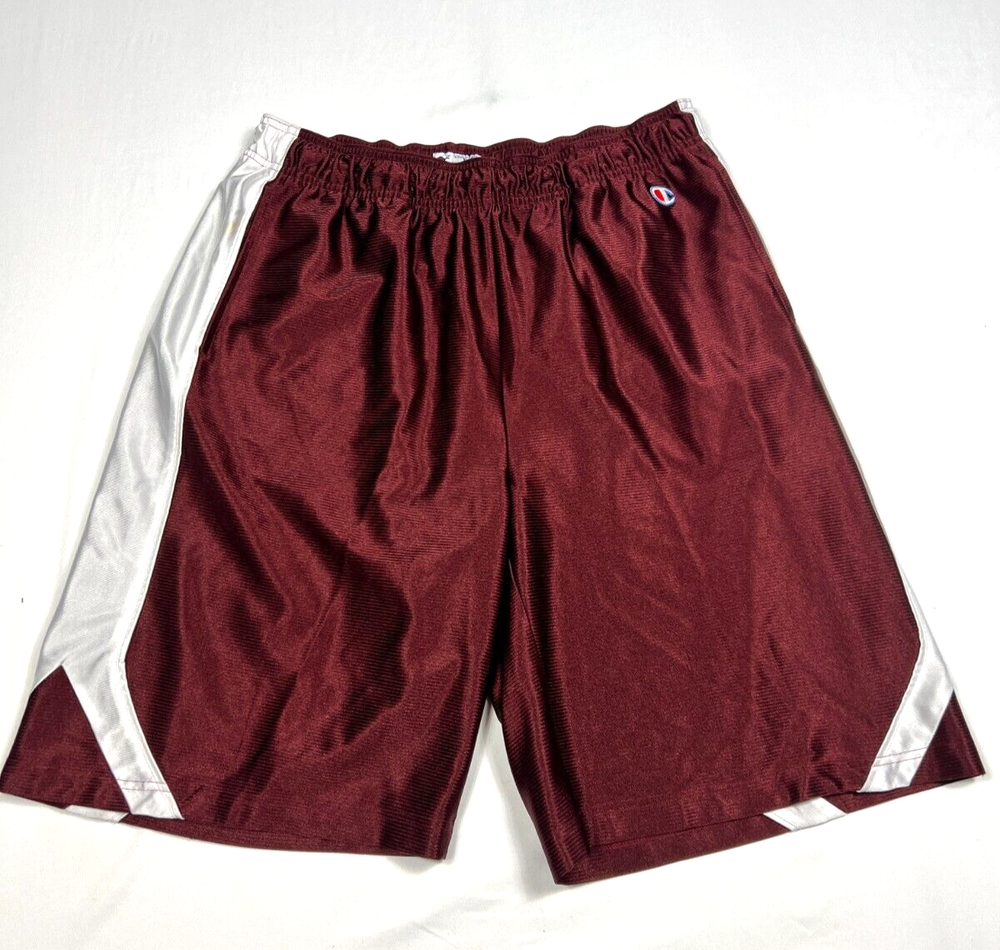 Vintage Champion Shorts NCAA Virginia Tech Hokies football Red Men's XL