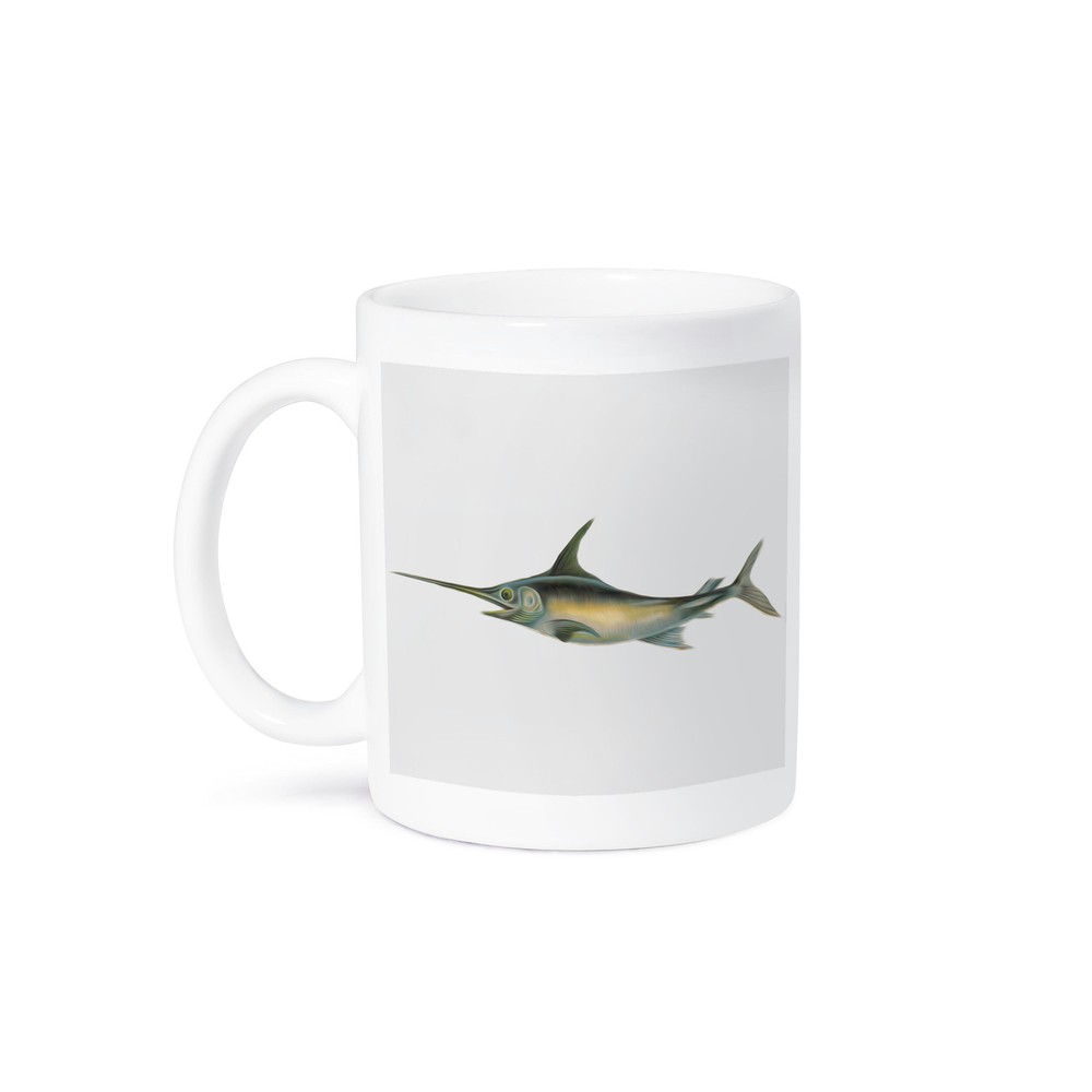Vintage Swordfish Illustration Mug by 3dRose