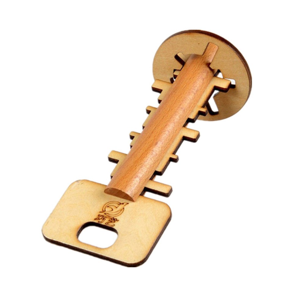 Educational Creative Kids Toy Intelligence Development Games Puzzle Unlock Key A