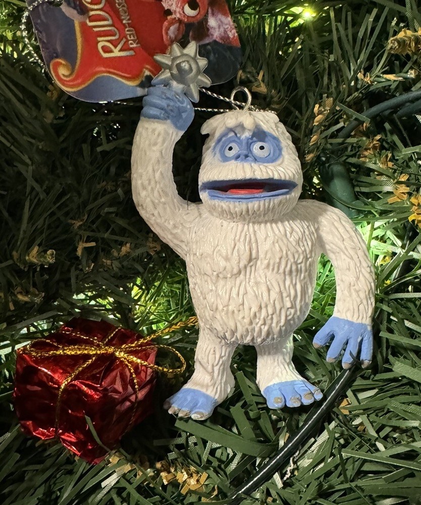 New Misfit Island Bumble Snowman Rudolph Red Nosed Reindeer Christmas Ornament