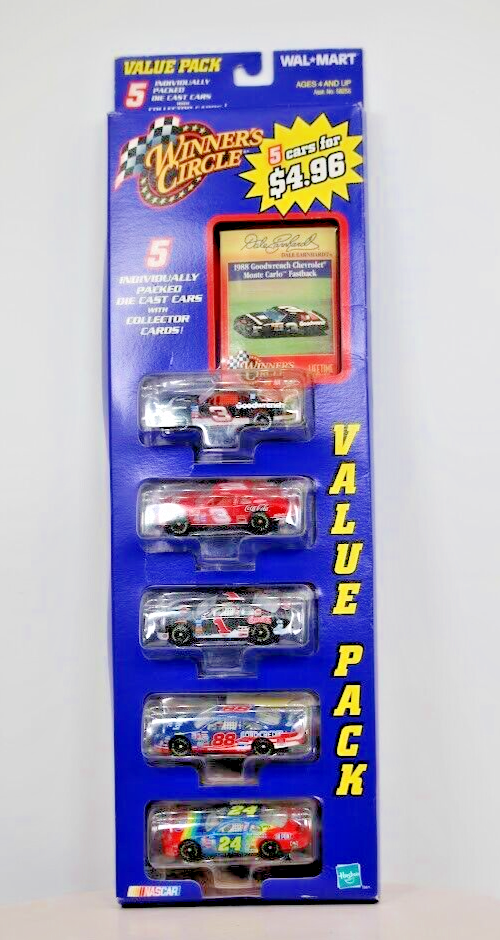 Winners Circle Nascar 5 Car Value Pack 1998 Dale Earnhardt Jeff Gordon Plus More