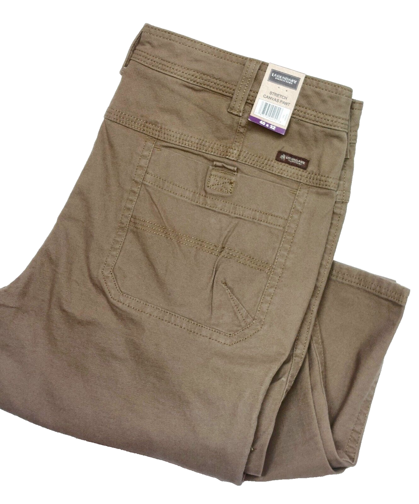 Men's Legendary Outfitters Stretch Canvas Cargo Pants 40x32 Tan Khaki