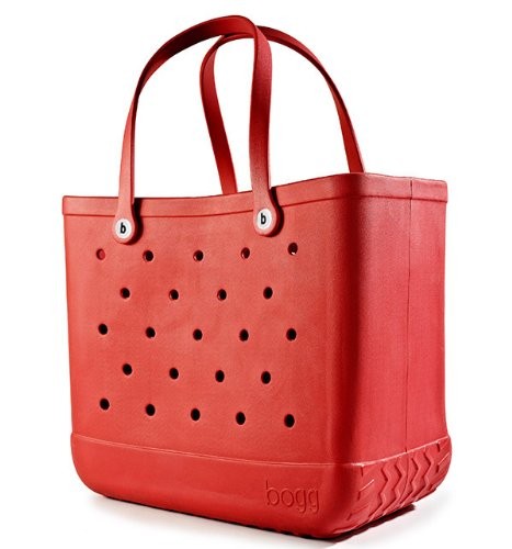 Red Beach Pool Tote Bag for Summer Essentials