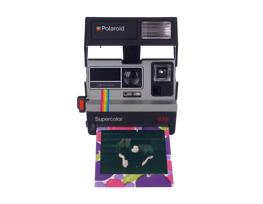 Vintage Polaroid 635 Supercolor Rainbow Instant Camera for Perfect Shots