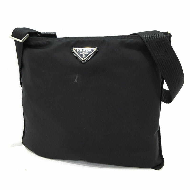 Vintage PRADA Tessuto Black Shoulder Bag MIE