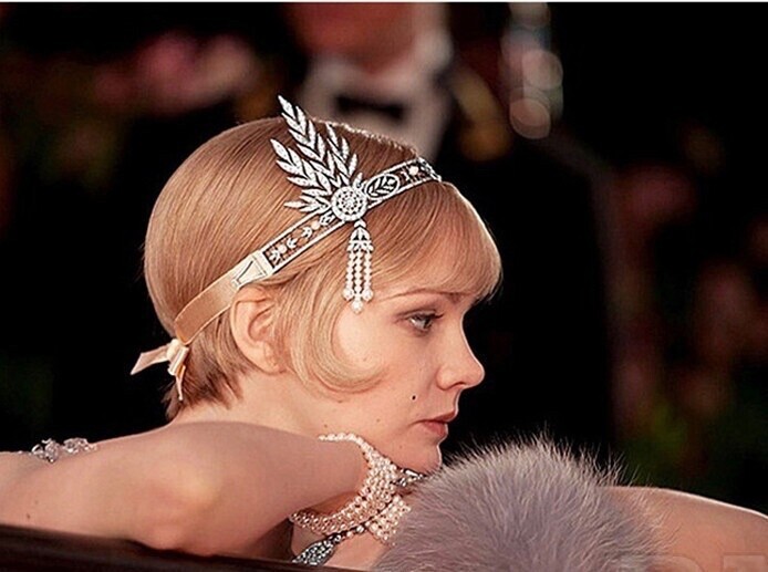 Great Gatsby Flapper 1920s  Headpiece