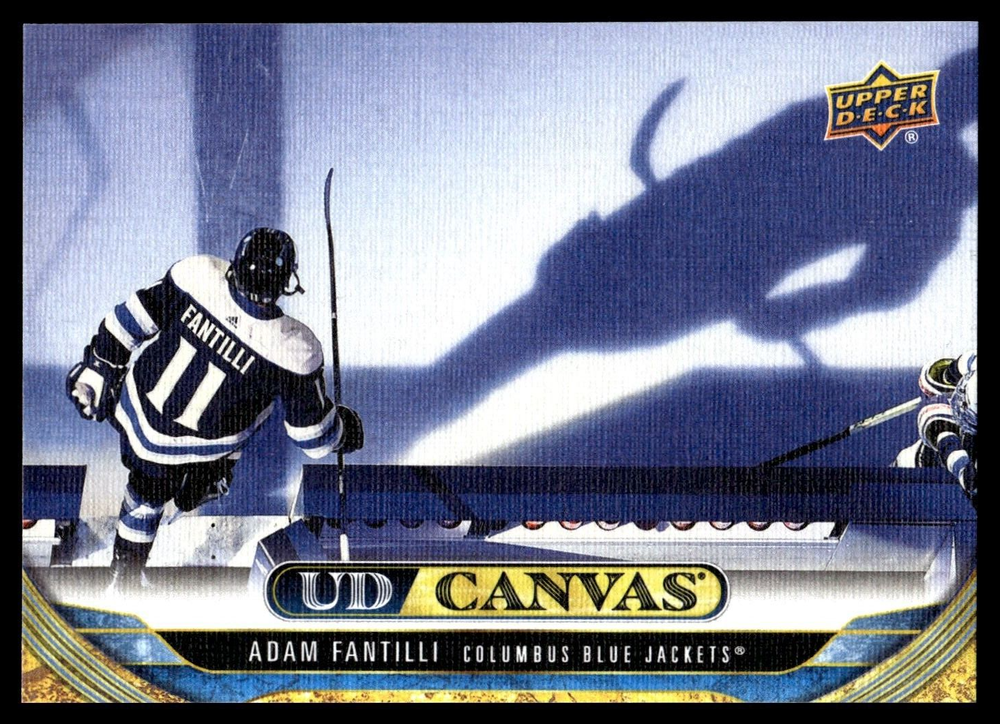 2024-25 Upper Deck Series 1 UD Canvas Adam Fantilli Hockey Card #C-11