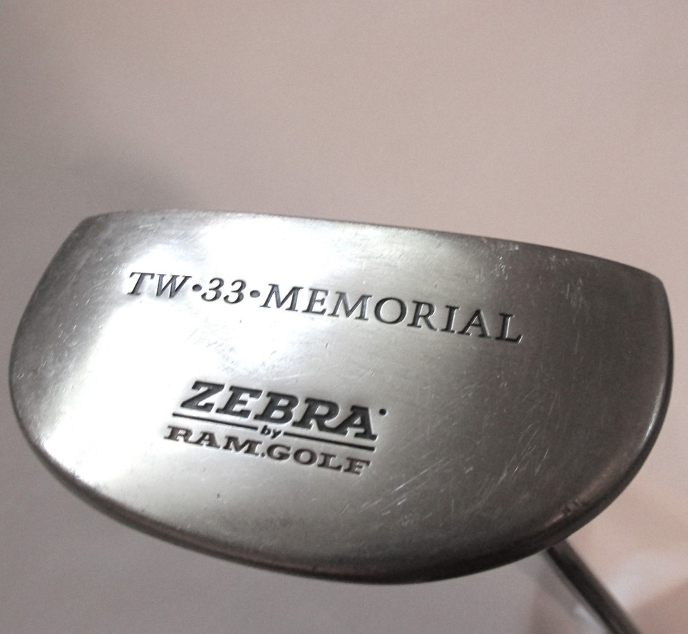 Zebra by Ram TW33 Memorial Putter  Offset Mallet 35in. Zebra Pistol Grip