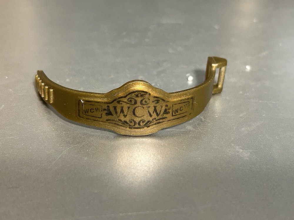 wcw galoob wrestling figure belt