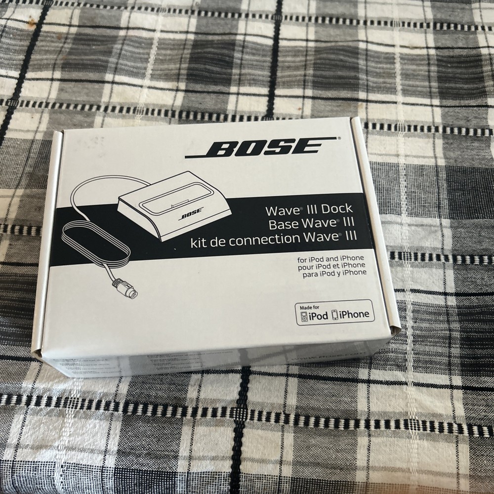 BOSE Wave III Dock Base 351020-0020 for iPod iPhone New in Box