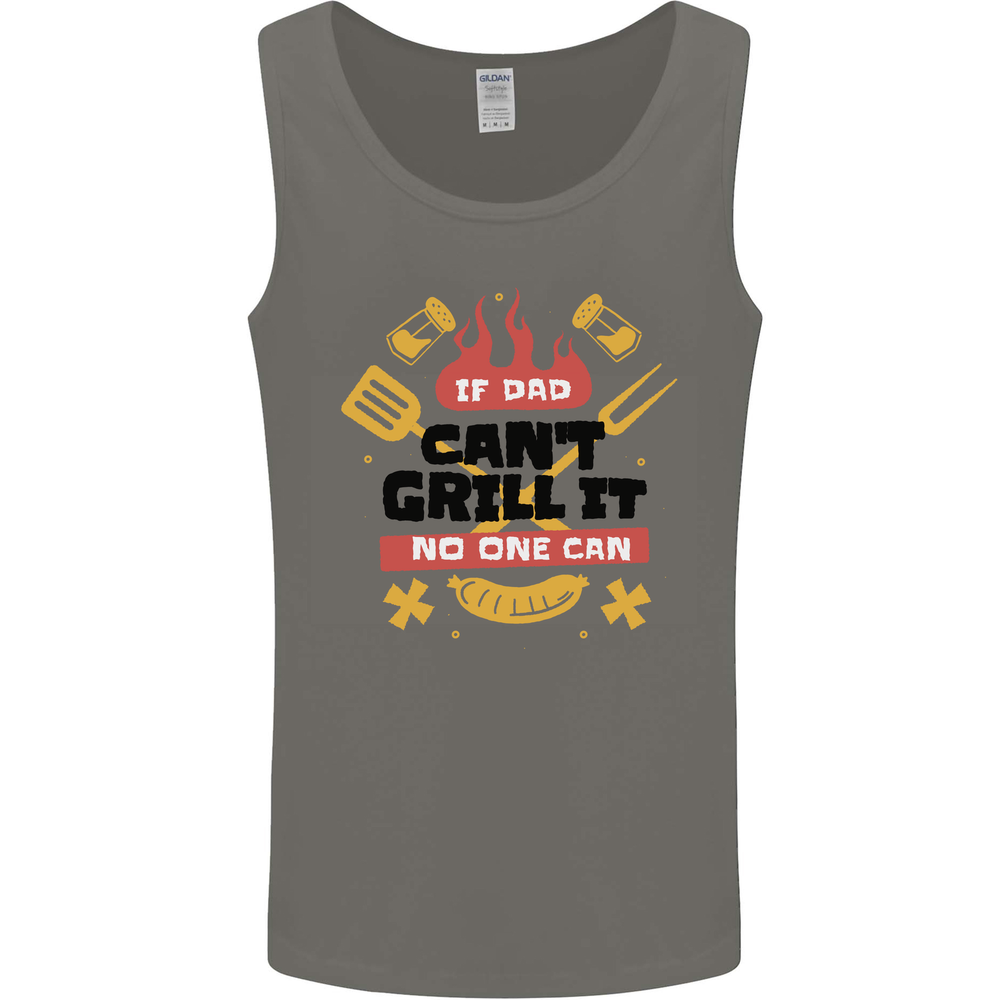 If Dad Cant Grill It No One Can Funny BBQ Mens Vest Tank Top