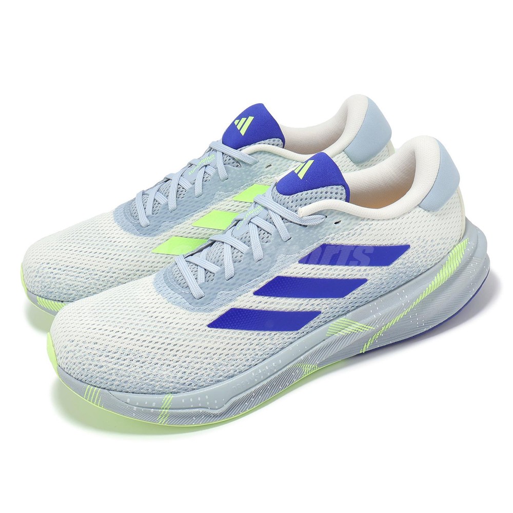 adidas Supernova Stride M Off White Lucid Blue Green Spark Men Running ID0329