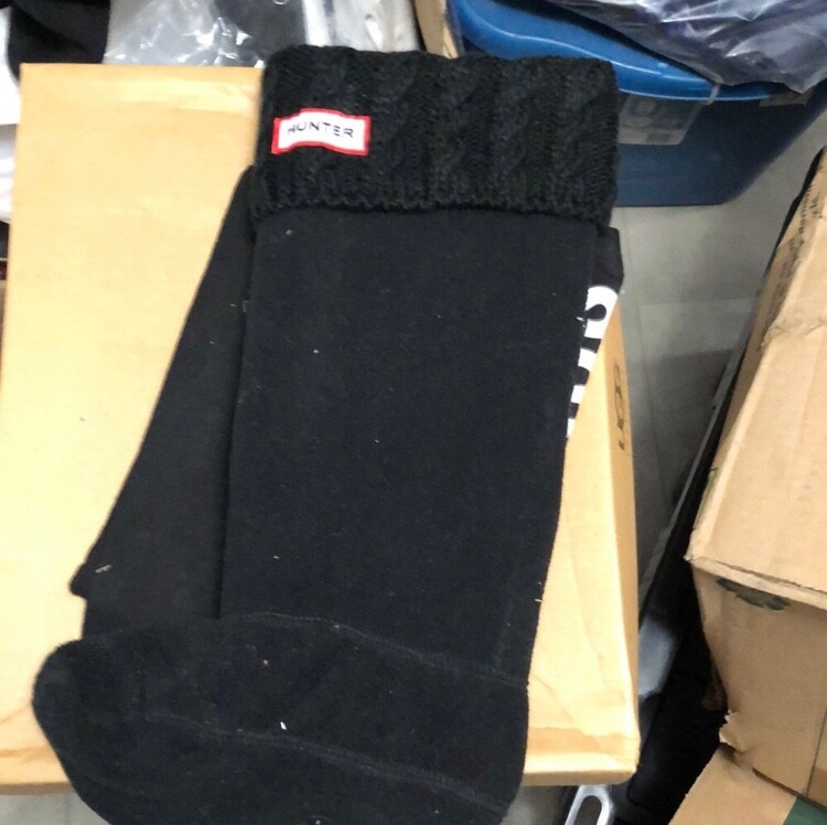 Hunter Tall Rain Boots with Fleece Insole Liner Size 7