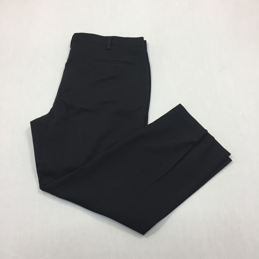 Dockers D3 Chino Trousers Cotton Pants Straight Fit Mens Size 42W 30L Black