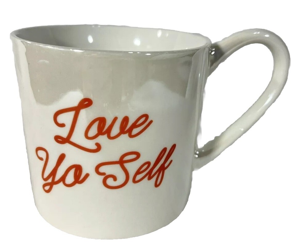 Threshold Love Yo Self Mug - 12 oz for Coffee Tea or Hot Cocoa