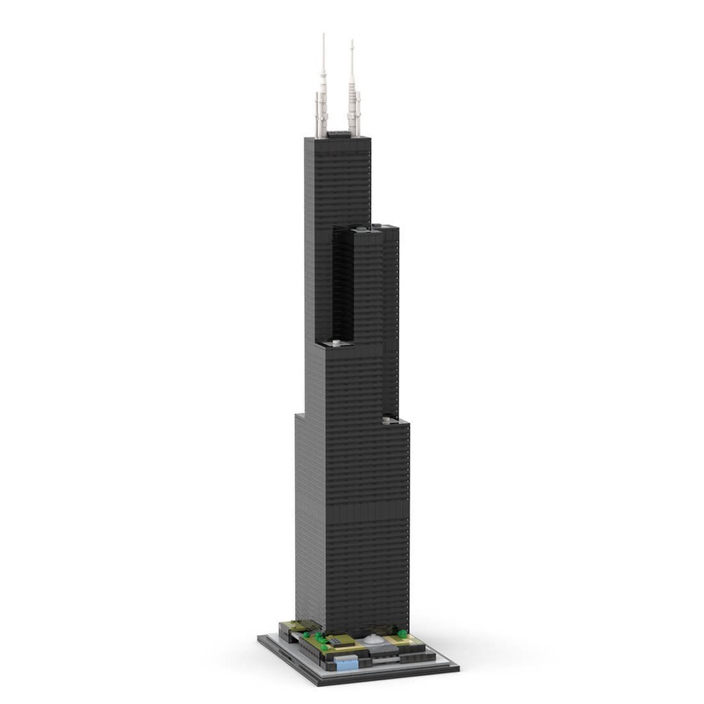 ZITIANYOUBUILD Willis Tower Architecture Building 2845 Pieces for City