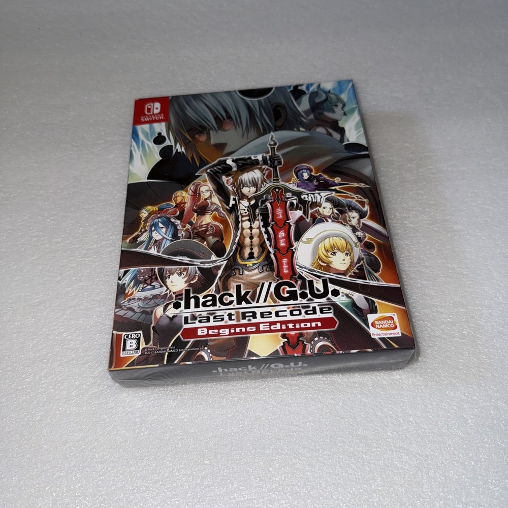 .hack G.U. Last Recode switch Artwork book OST CD Japan English new sealed rare