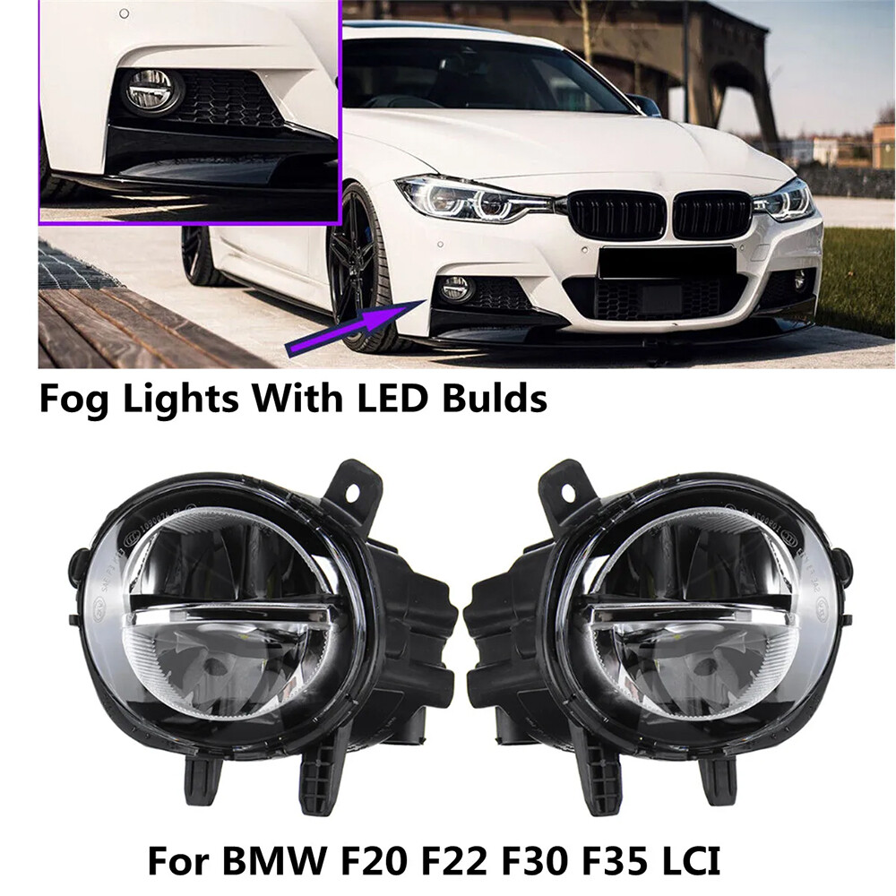 Fit For BMW 3 Series F30 F35 LCI 2016-2018 LED Fog Lamp Light 63177315559 560