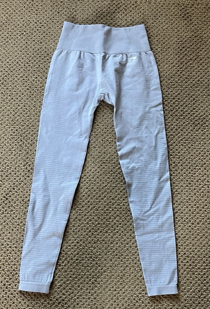 Gymshark Womens Gray Compression Leggings Size S Active Workout Pants