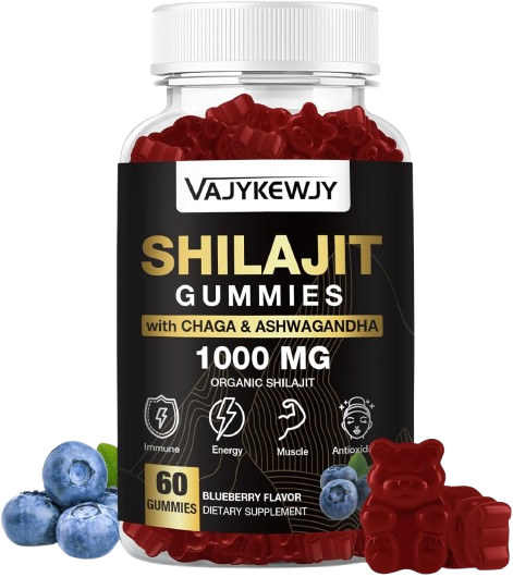 Pure Himalayan Shilajit Gummies Max Strength 100% Authentic 1 Bottle