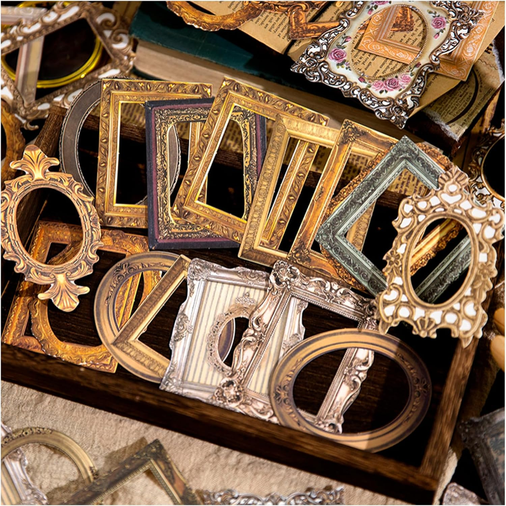 180Pcs Scrapbook Embellishments Window Frame for Scrapbooking Supplies