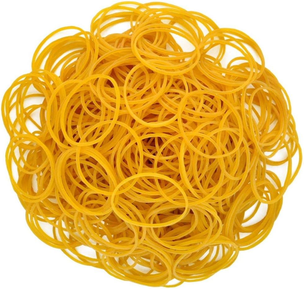 1000 Pcs Sturdy Elastic Rubber Bands for Money and General Use