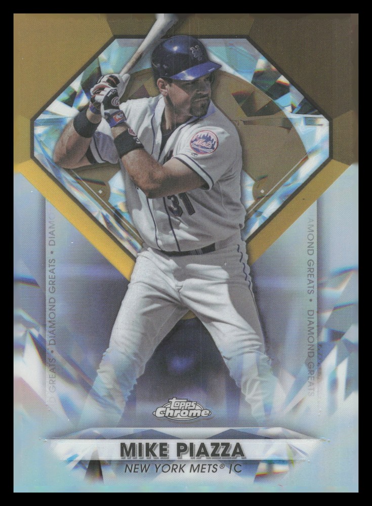 2022 Topps Chrome Update Diamond Greats Die Cuts #DGC15 Mike Piazza