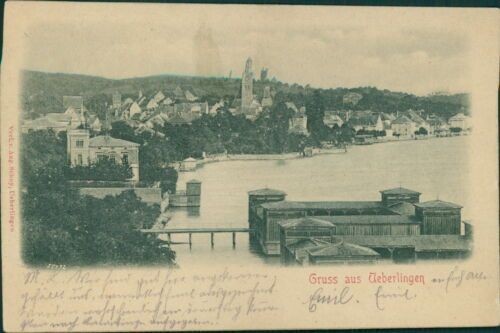 Postcard Überlingen 1904 embossing card (No.9633)