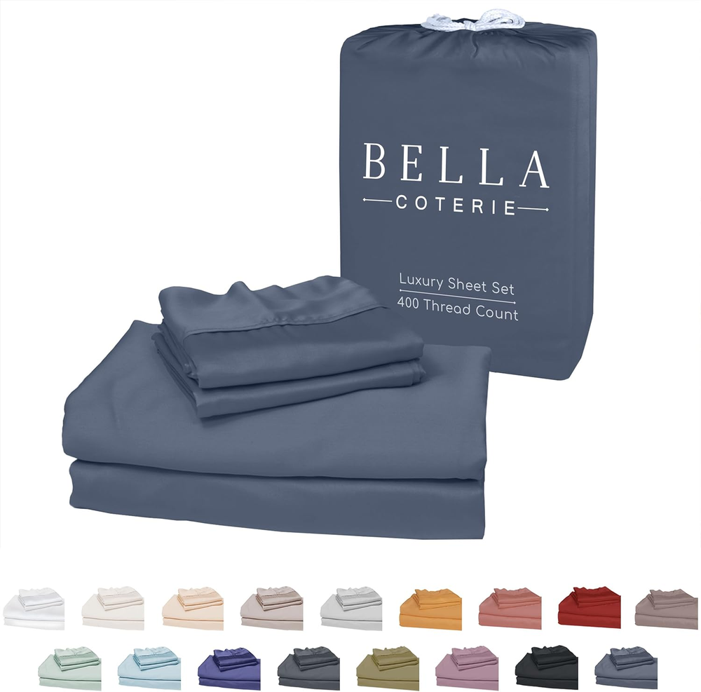 Luxury Split King Bamboo Viscose Sheet Set | 100% Organic