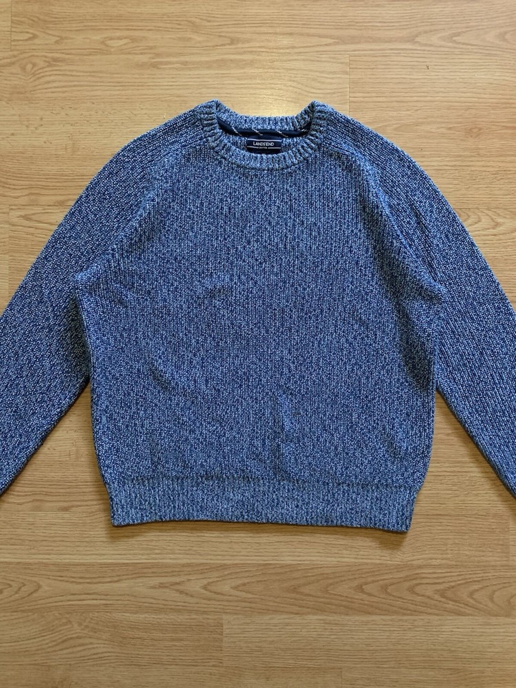 Size XL Lands End Drifter Heavyweight Cable Knit Sweater