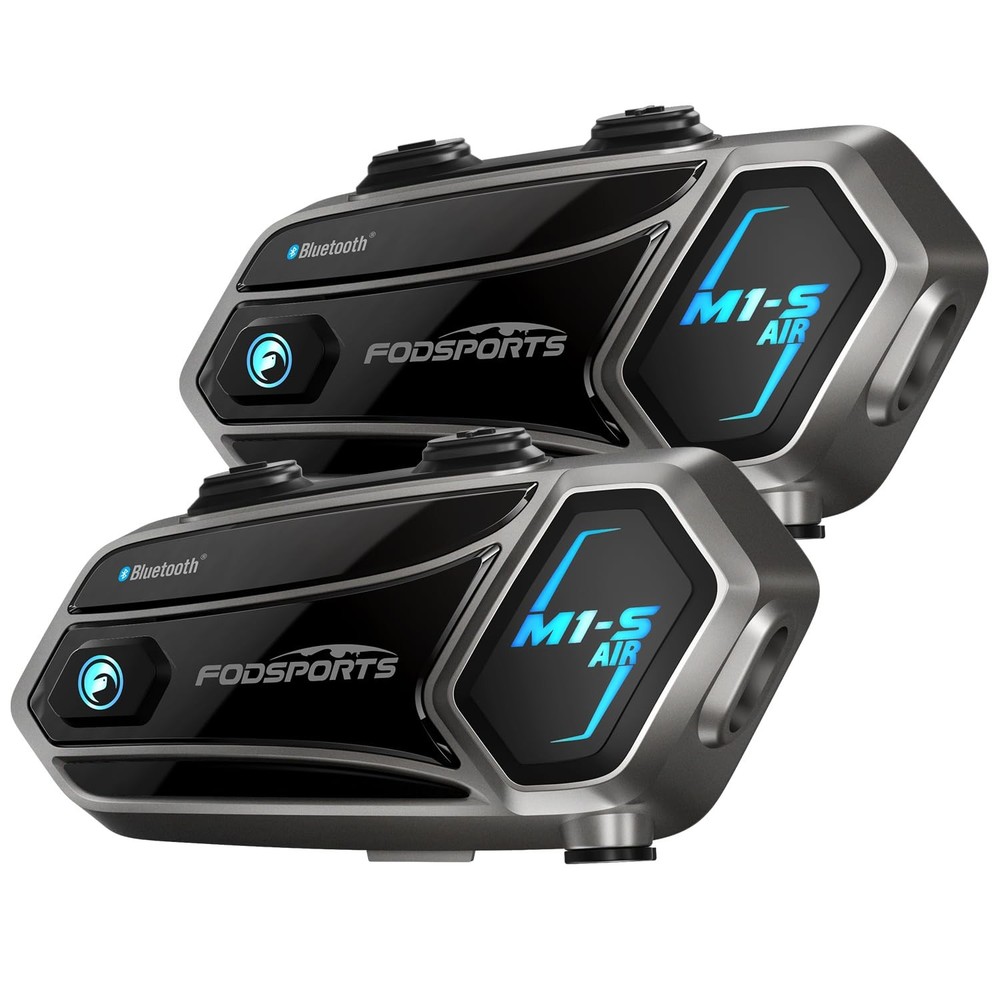 Best Fodsports M1-S Air Motorcycle Helmet Bluetooth 4 Riders Motorbike Intercom