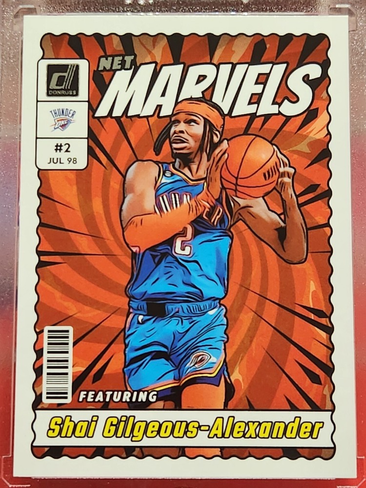 2023-24 Panini Donruss - Net Marvels #17 Shai Gilgeous-Alexander. OKC