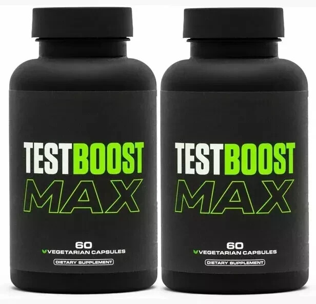 2 Pack TEST BOOST Max Build Muscle Men Testosterone Fat weight Loss