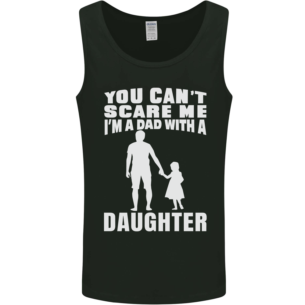 Dad With a Daughter Funny Fathers Day Mens Vest Tank Top